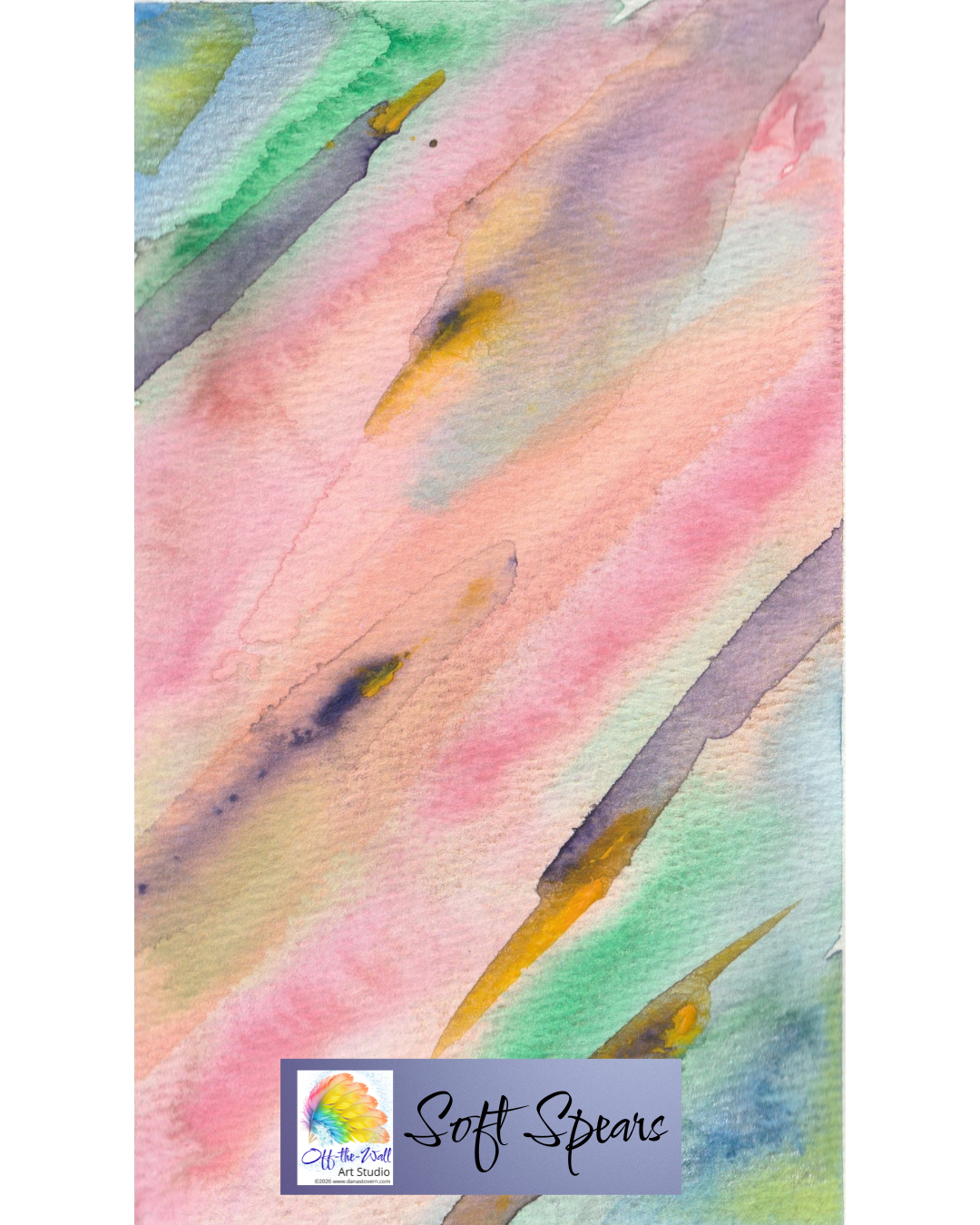 LTD EDITION SIGNED MATTE PRINTS FOR "SOFT SPEARS" WITH WATERCOLOR