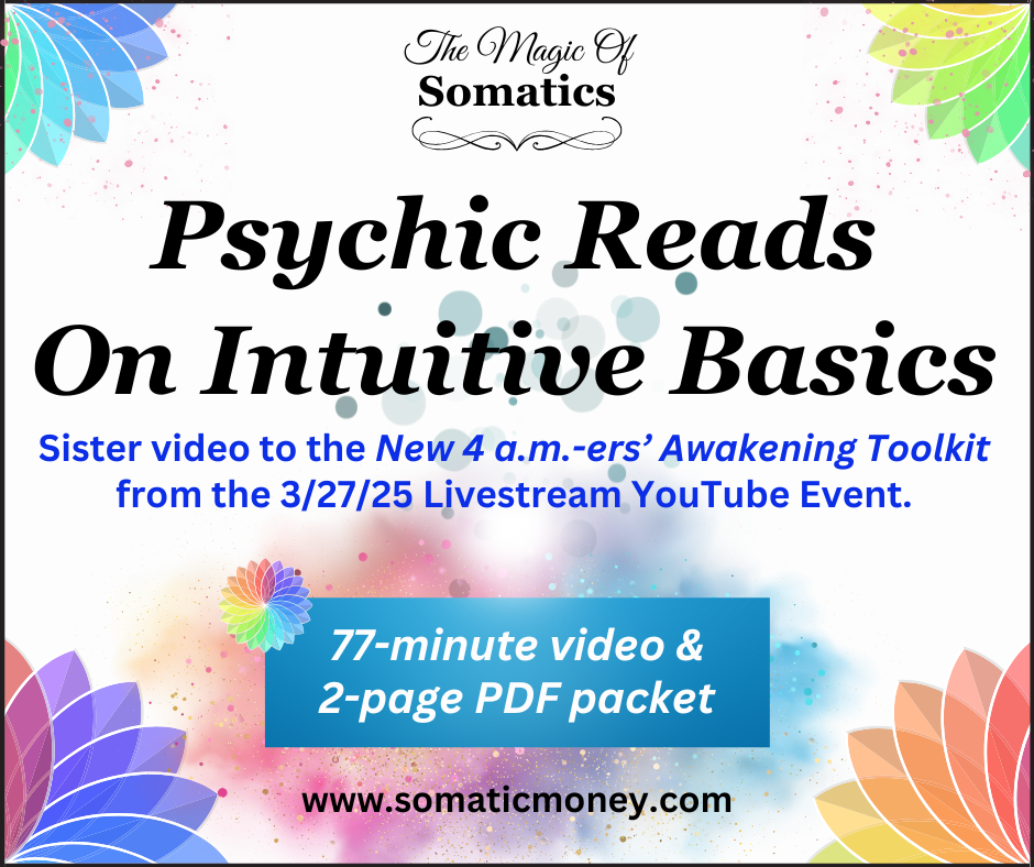 PSYCHIC READS ON INTUITIVE BASICS / 77-Minute Video / 2-Page PDF
