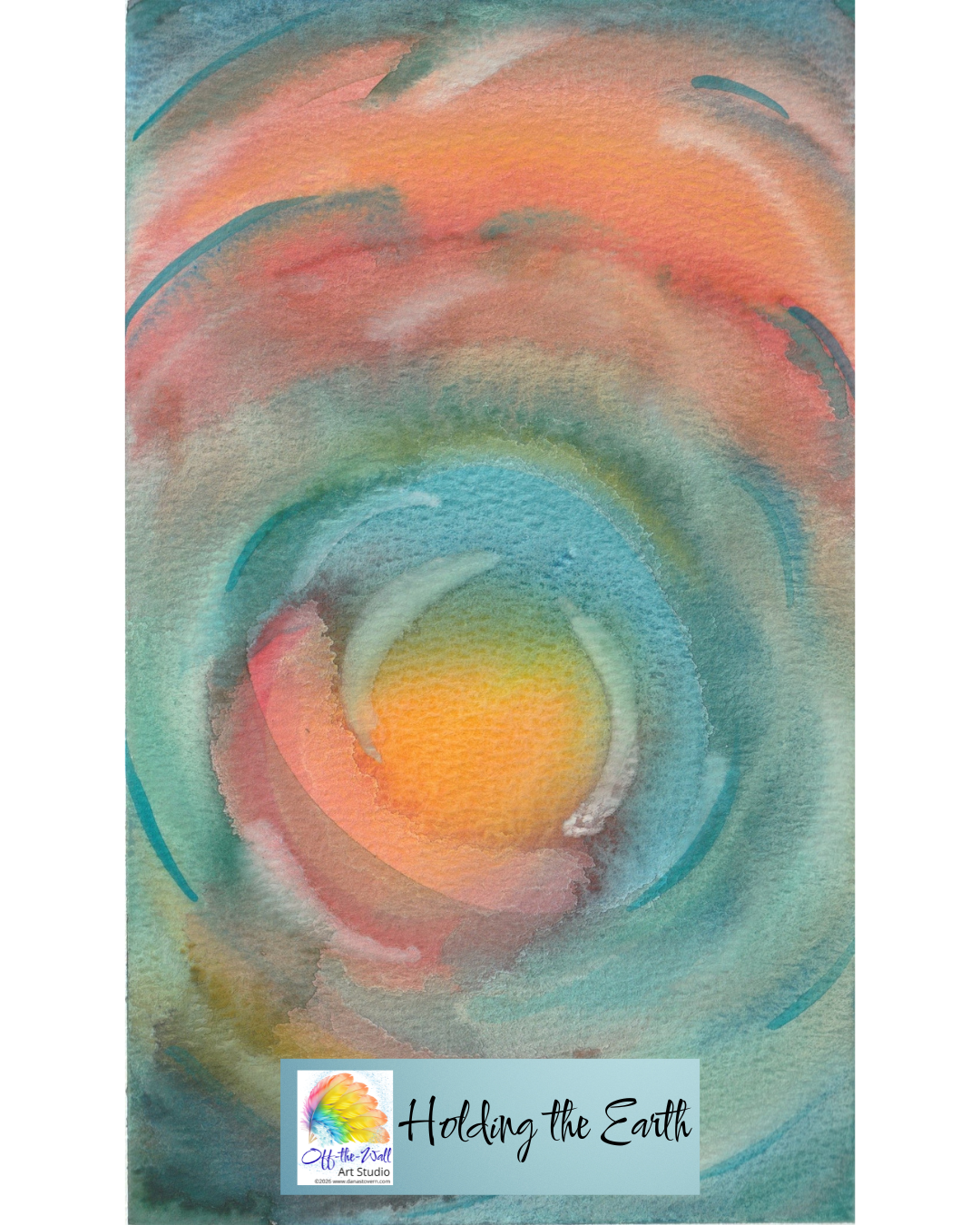 LTD EDITION SIGNED MATTE PRINTS FOR "HOLDING THE EARTH" WITH WATERCOLOR