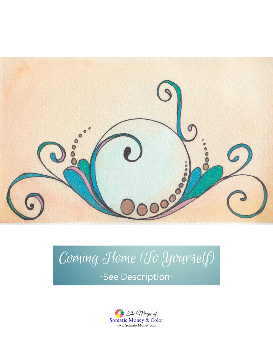 LTD EDITION SIGNED MATTE PRINTS OF "COMING HOME (TO YOURSELF)" WATERCOLOR MIXED MEDIA