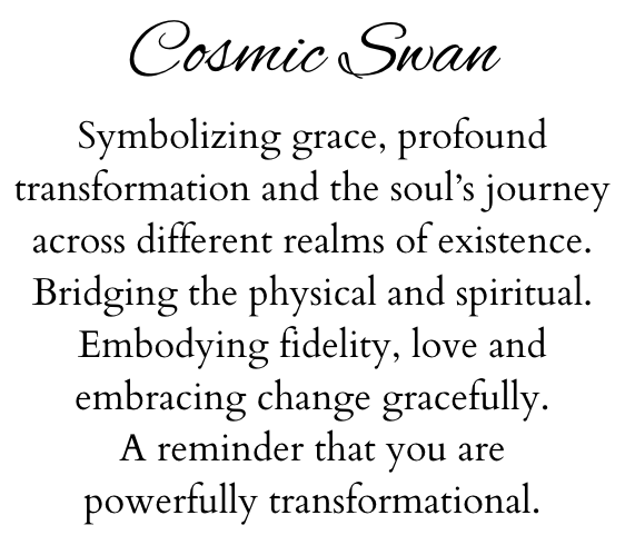 TRANSFORM WITH THE COSMIC SWAN 15OZ WHITE MUG