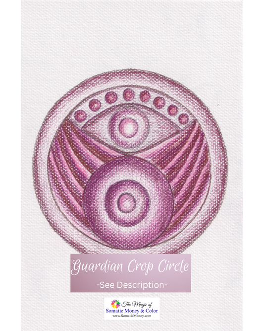 LTD EDITION SIGNED MATTE PRINTS FOR "GUARDIAN CROP CIRCLE" WITH COLORED PENCIL